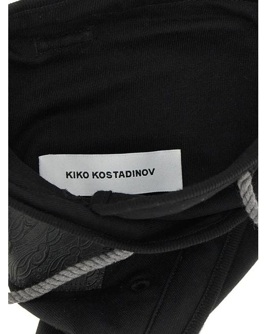 Kiko Kostadinov Black Hatha Messenger Bag for men
