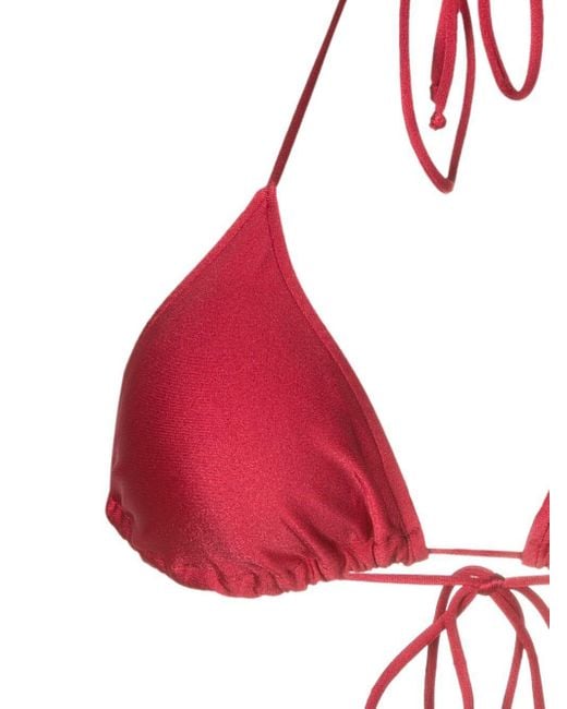 Adriana Degreas Triangel Bikini in het Red