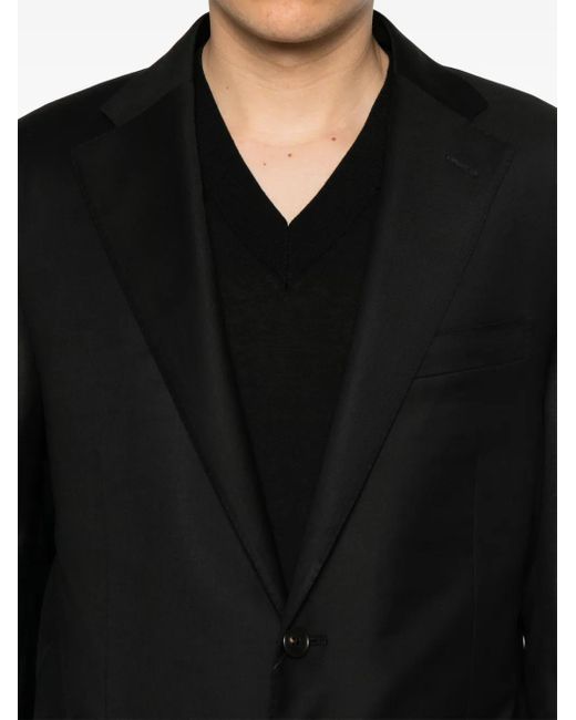 Giacca Da Abito Monopetto di Corneliani in Black da Uomo