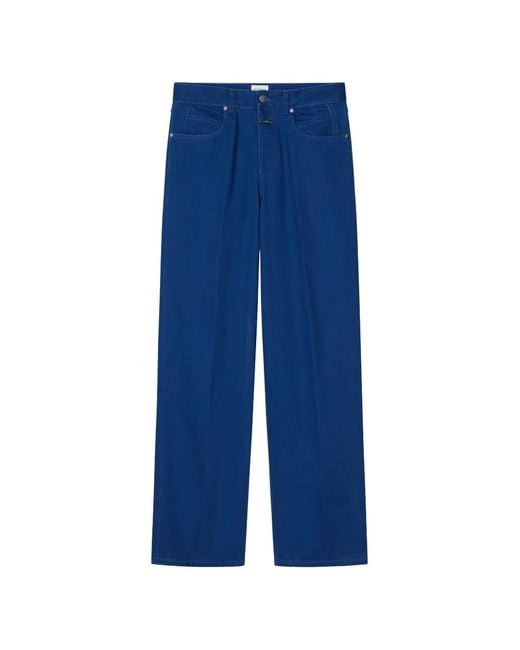 Closed Blue Nikka Wide-Leg Trousers