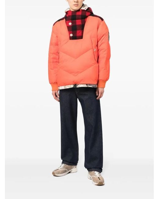 Woolrich Natural Reversible Jacket for men