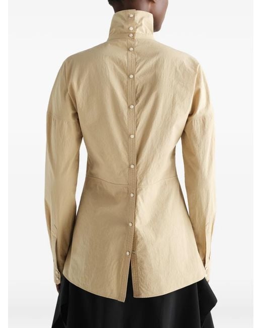 Lemaire Natural Press-Stud Bib Top