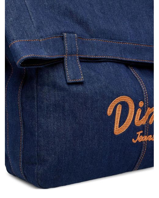 Dime Blue Flap Messenger Bag