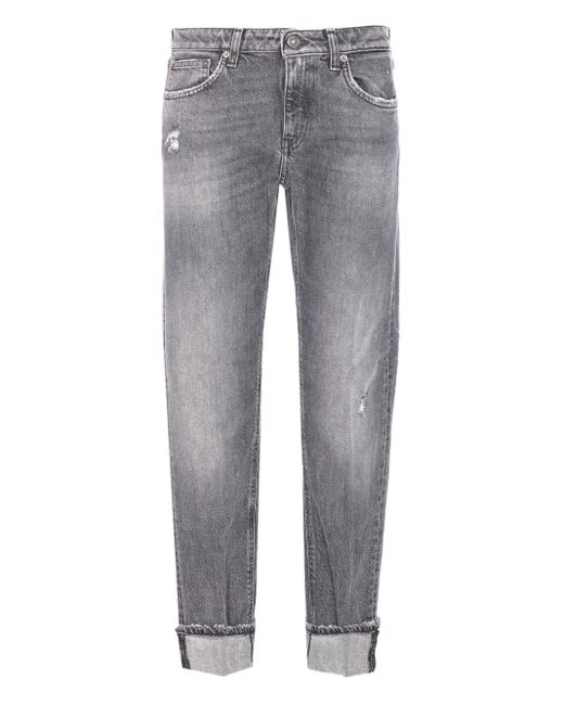 Dondup Gray Coco Five-Pocket Jeans