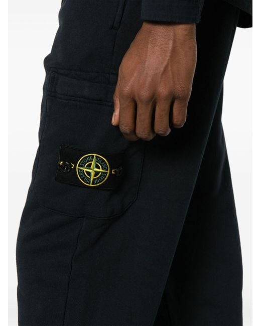 Stone Island Blue Tracksuit Trousers for men