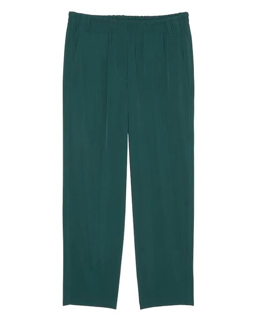 Marc O' Polo Green Elasticated-Waist Trousers