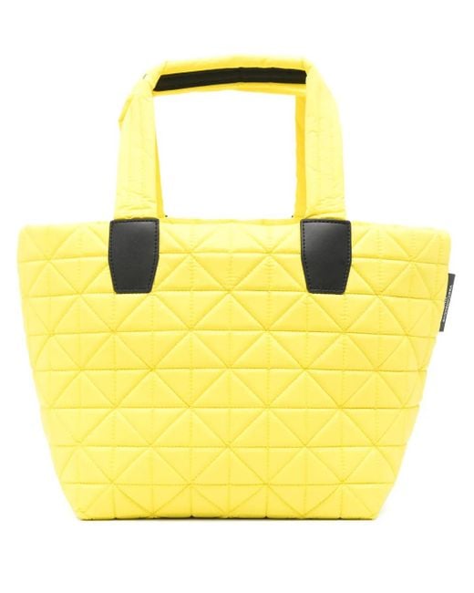 Bolso shopper Vee pequeño VEE COLLECTIVE de color Yellow
