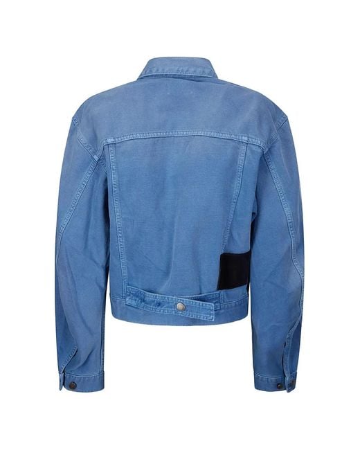 Haikure Blue Simon Buttoned Denim Jacket