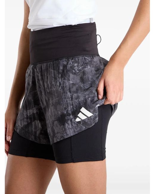 Adidas Blue Short Adi365 À Effet Tie Dye