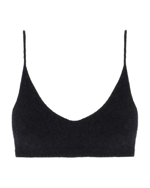 Laneus Black Knitted Tank Top