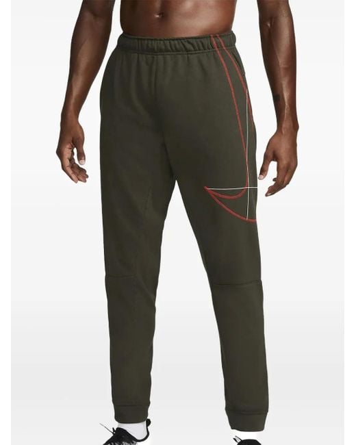 Nike Green Dri-Fit "Sequoia/Picante" Track Trousers for men