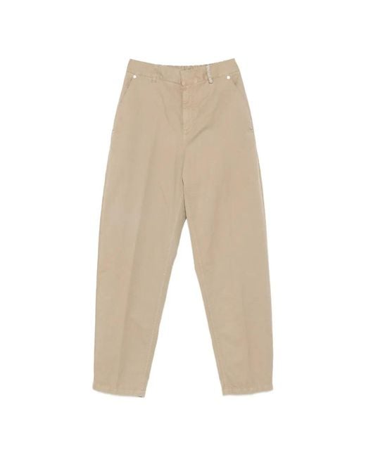 Panicale White Tapered Trousers