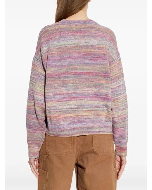Carhartt Pink Embroidered Sweater