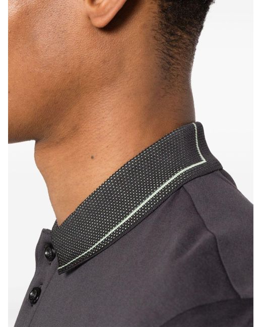 Boss Black Logo-rubberised Polo Shirt for men