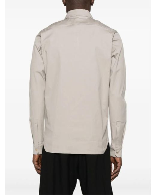 メンズ Rick Owens ロングスリーブ シャツ White