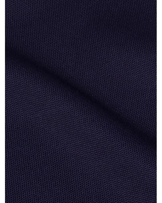 Sporty & Rich Blue Embroidered-Logo Zip-Up Jacket