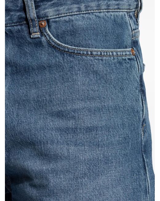 Samsøe & Samsøe Blue Knee-Length Denim Shorts for men