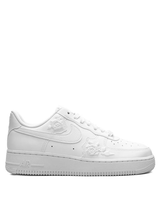 Nike White Air Force 1 '07 Roses" Sneakers