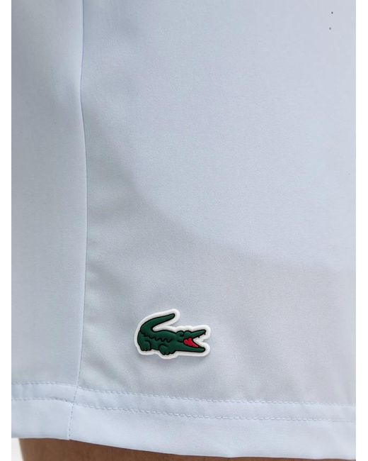 Lacoste Blue Short À Patch Logo for men