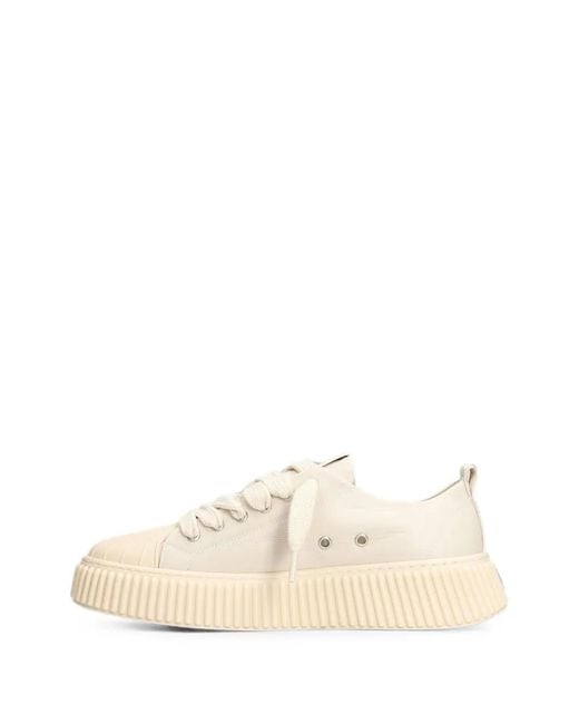 Rhun Natural 2025 Treble Shell-Toe Sneakers for men