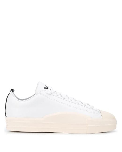 Y-3 White Yuben Low-Top Sneakers for men