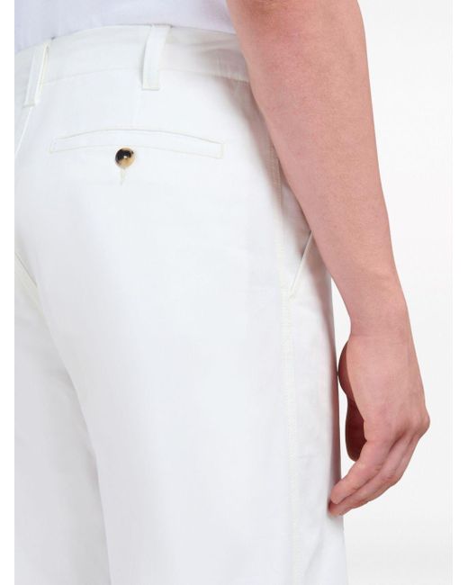 Marni White Mid-rise Wide-leg Jeans for men