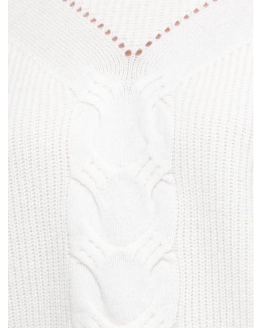 D.exterior Trui Met Ronde Hals in het White