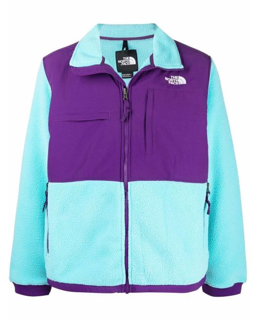 The North Face Blue Two-tone Faux-shearling Jacket for men