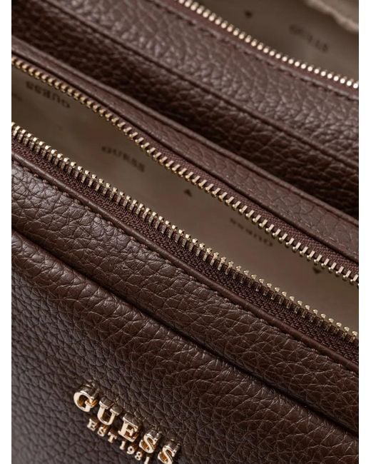 Guess Brown Marsha Satchel