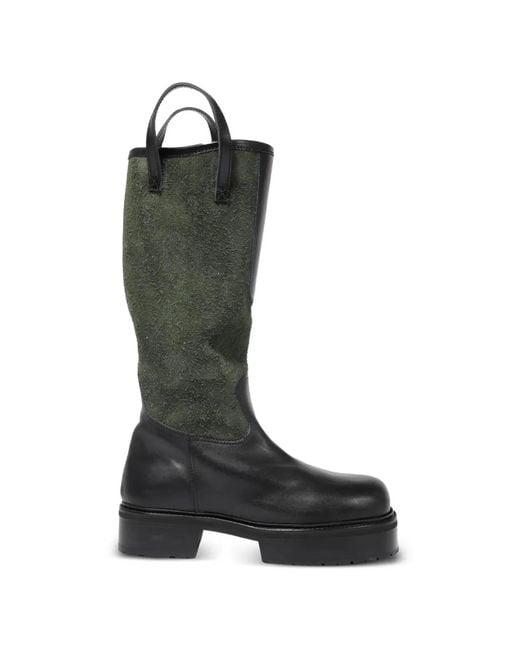 Enfants Riches Deprimes Black Welder Boots for men