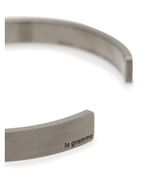 Le Gramme Le 21G リボン ブレスレット ホワイト | Lyst