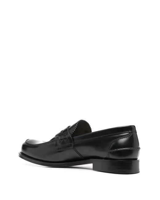 Church's Black Flat Shoes for men