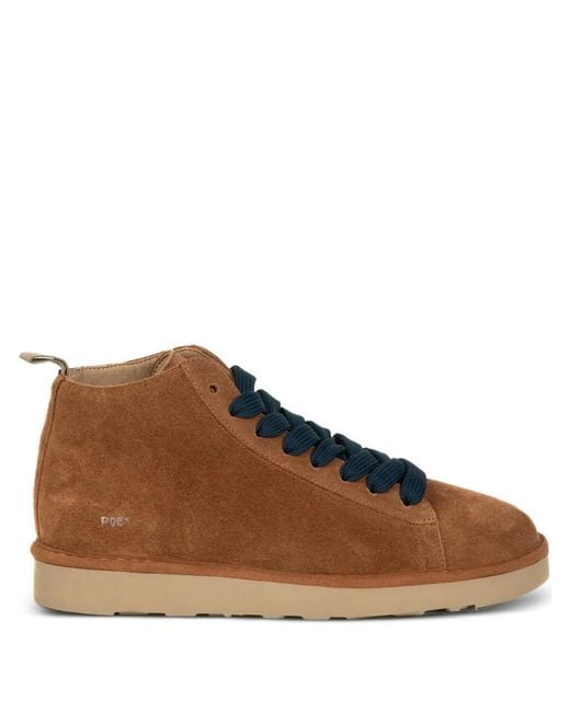 Pànchic Brown Lace-Up Boots for men