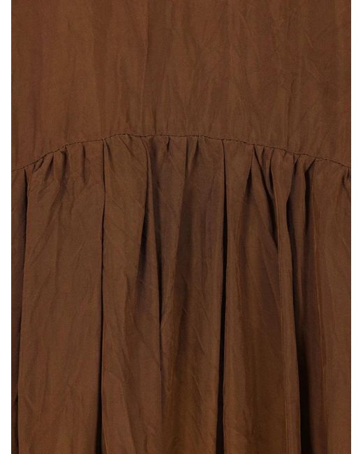 Uma Wang Brown Button Front Coat
