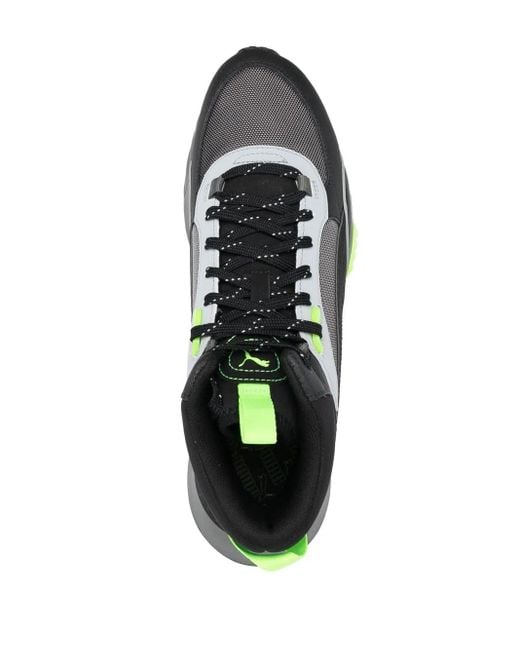 PUMA Sneakers Met Colourblocking in het Black
