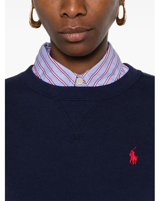 Polo Ralph Lauren Blue Comfortable Cotton Sweater Design