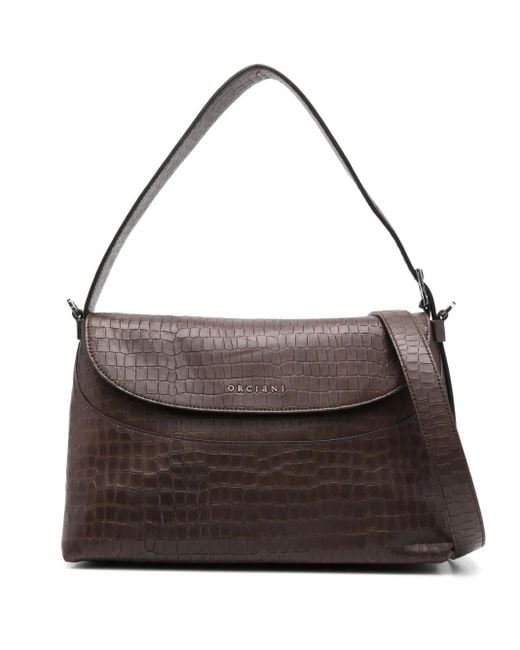 Orciani Nanan ショルダーバッグ Brown