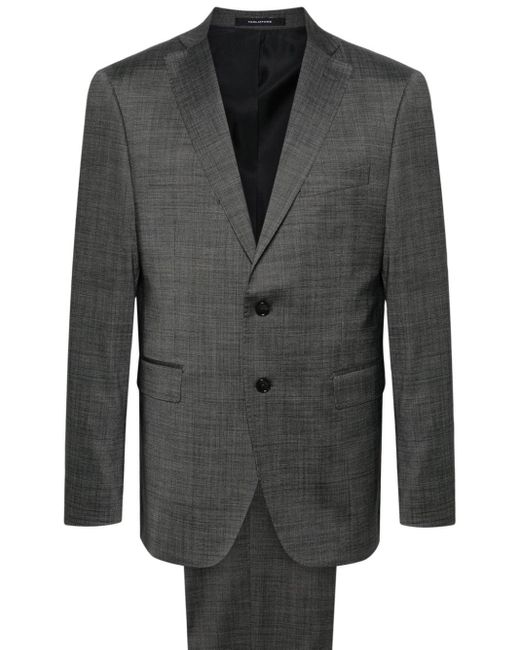 Tagliatore Gray Single-breasted Wool Suit for men