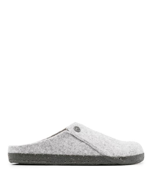 Birkenstock Zermatt Wool Felt Slippers in Grey (Grey) Lyst UK