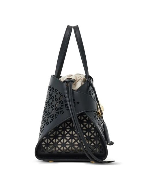 Ferragamo Black Hug Handbag (M)