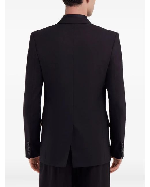 Roberto Cavalli Black Single-Breasted Blazer for men