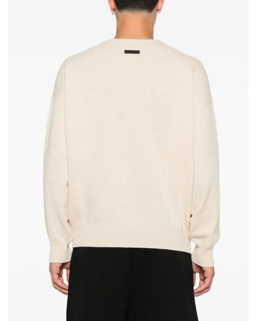 メンズ Fear Of God ラウンドネック セーター Natural