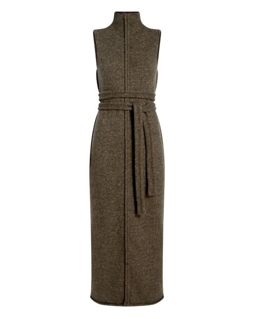 Proenza Schouler Natural Gestricktes Zola Kleid mit Gürtel