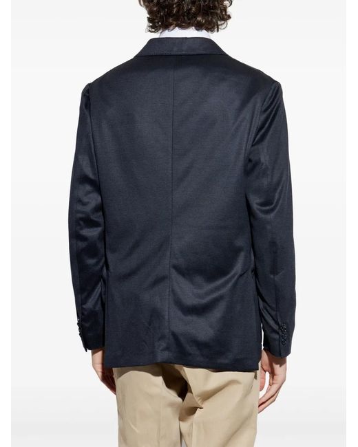 Brioni Blue Wool Blazer for men