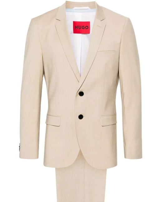 Blazer con botones HUGO de hombre de color Natural