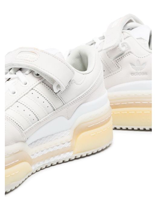 adidas Leder Sneakers mit Plateau in Weiß | Lyst DE