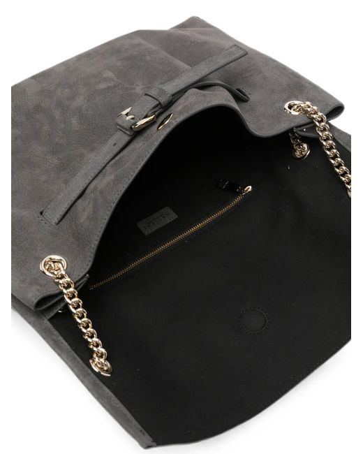 Orciani Black Medium Venus Nabucco Chain-Strap Tote Bag