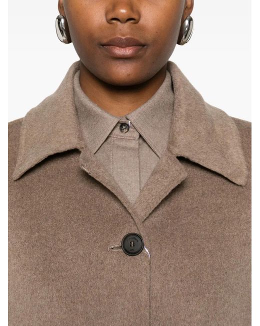 Abrigo Con Botones Max Mara de color Natural