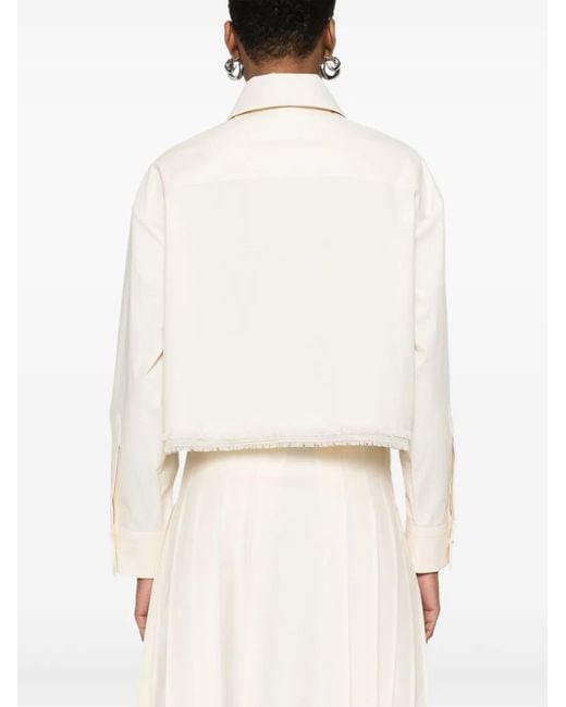 DURAZZI MILANO White Cropped Shirt