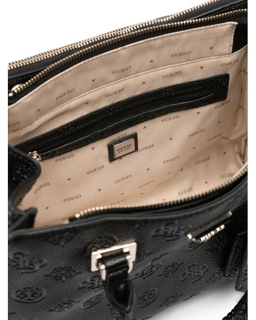 Guess Black Cresidia Tote Bag Mit Logo-Schild